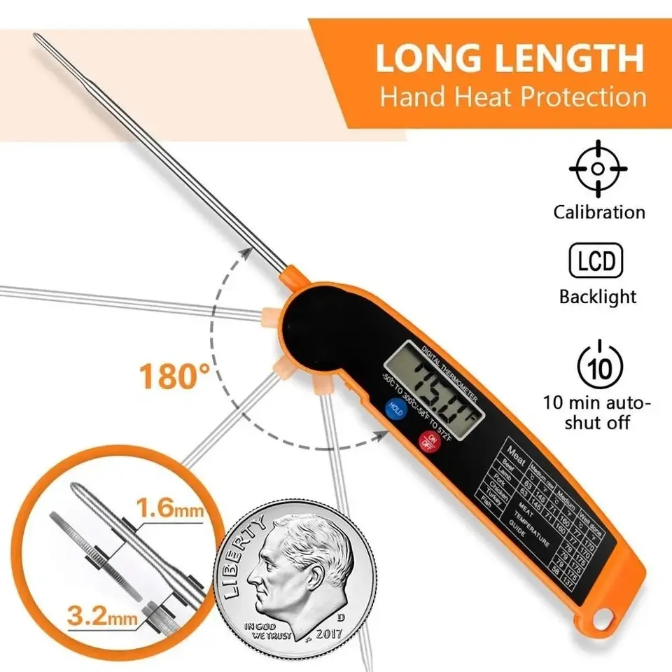 Thermometer Digital - 1 stuks digitale keukenthermometer, keukengereedschap, thermometer