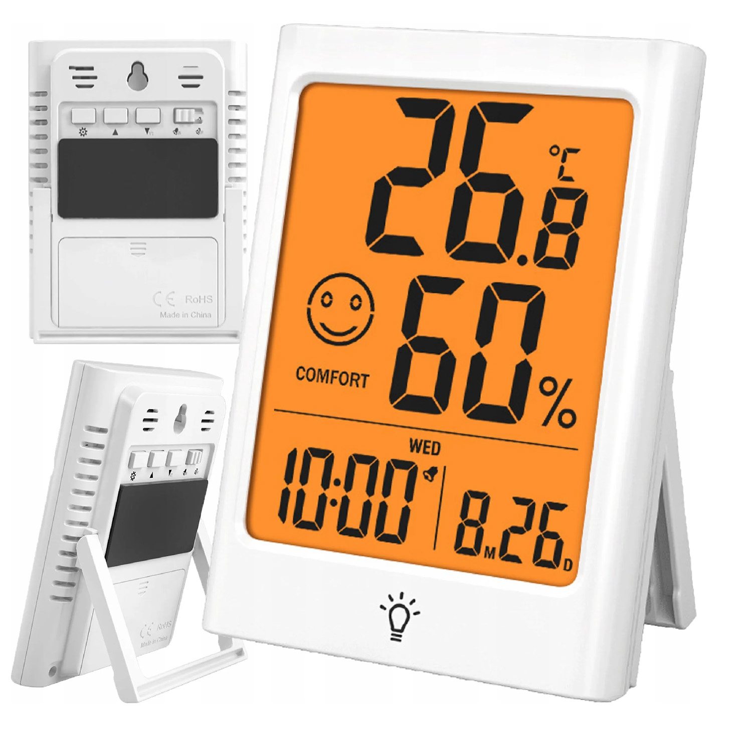 Thermometer Digital - Timloon digitale thermometer en hygrometer, slimme