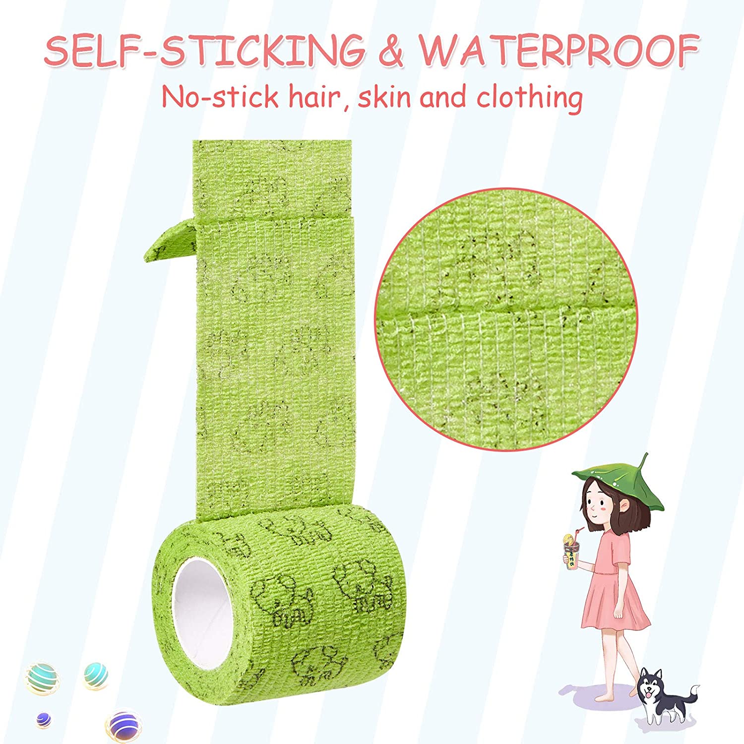 9 Stuks Dierenarts Wrap Zelfkl - Medical Tape recensie en prijs
